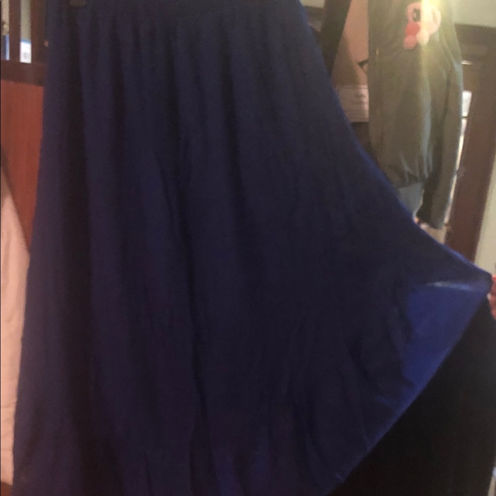 Royal Hi Low Skirt
